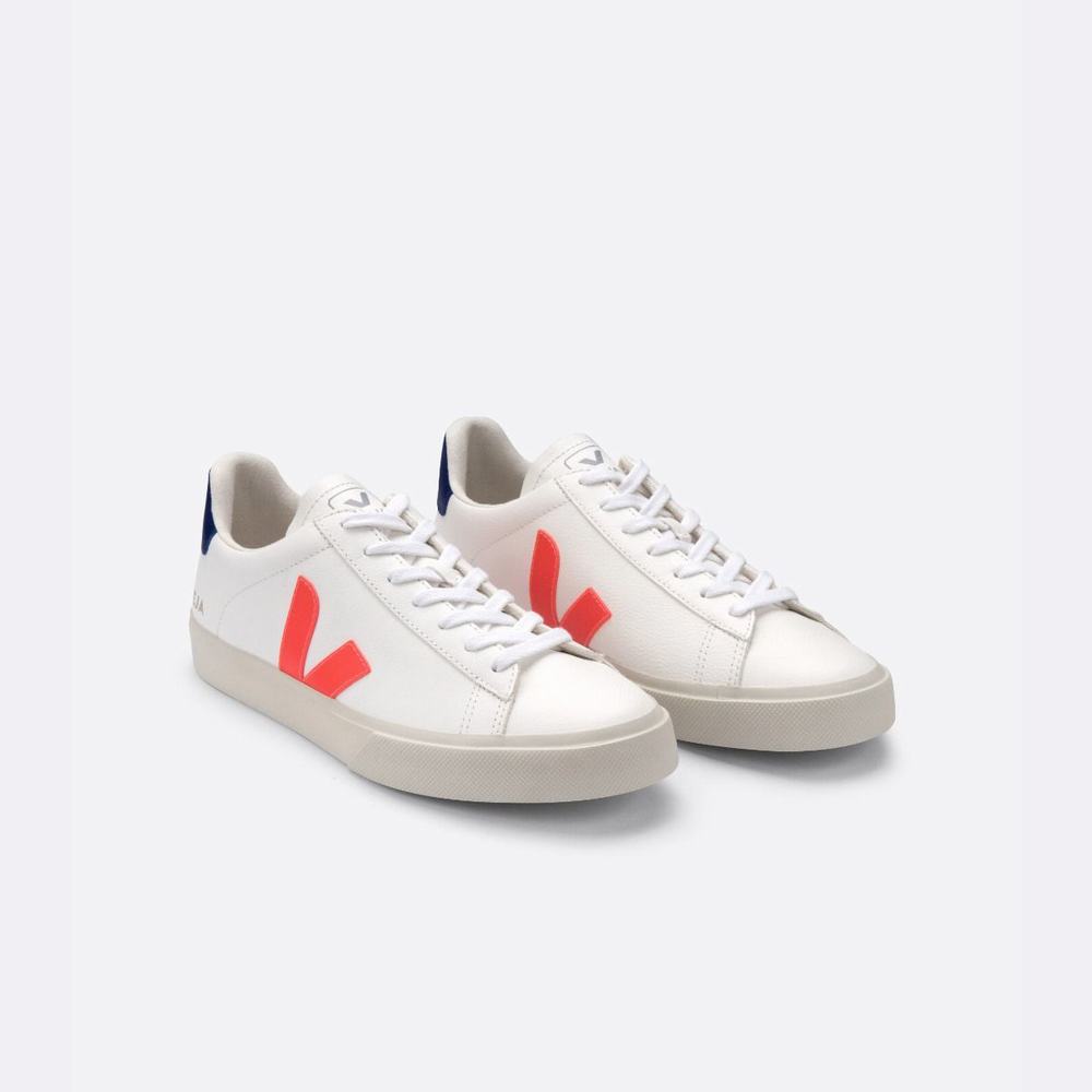 Adidași Veja Campo Chromefree Barbati White/Orange | Romania-30972