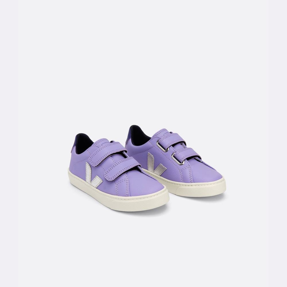 Adidași Veja Esplar Chromefree Lavande Copii Orange/Silver/Purple | Romania-95164