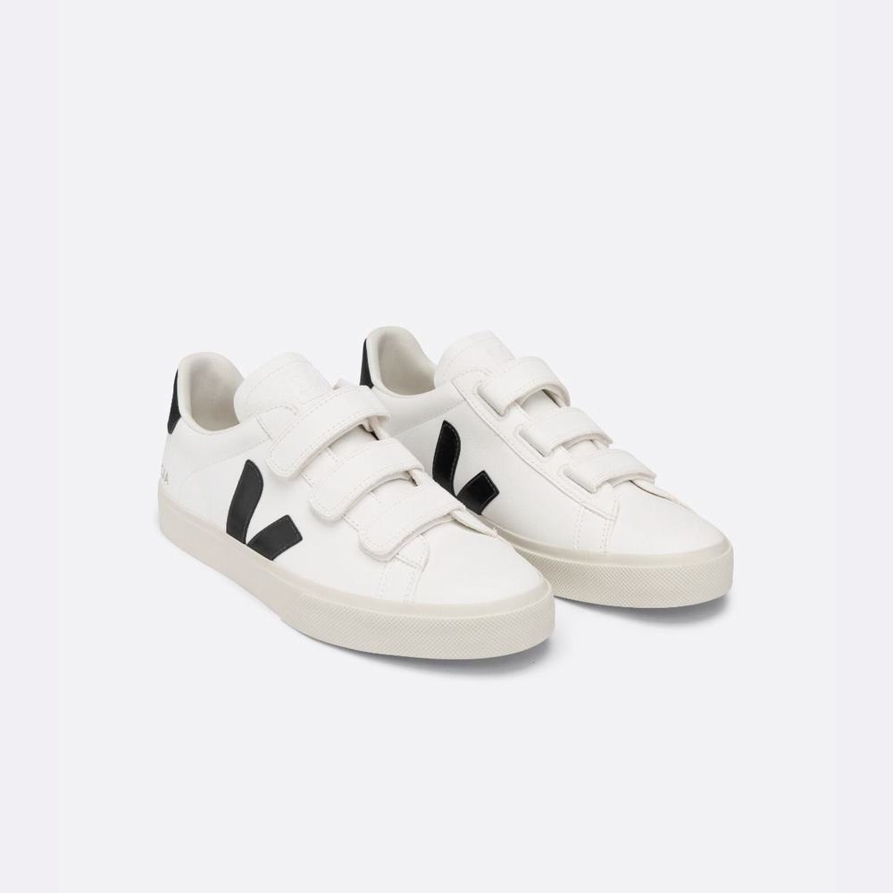 Adidași Veja Recife Chromefree Piele Barbati White/Black | Romania-74695