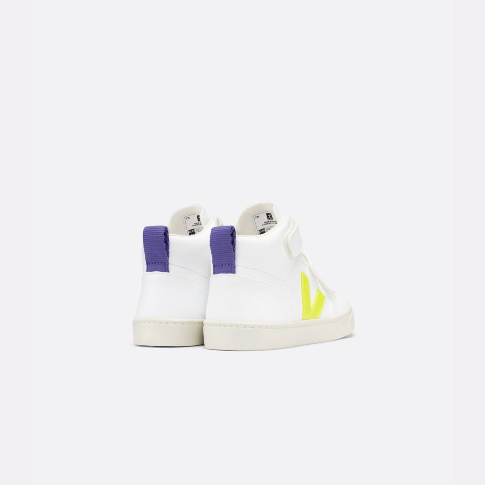 Adidași Veja V-10 Mid-High Cwl Copii White/Purple | Romania-35497