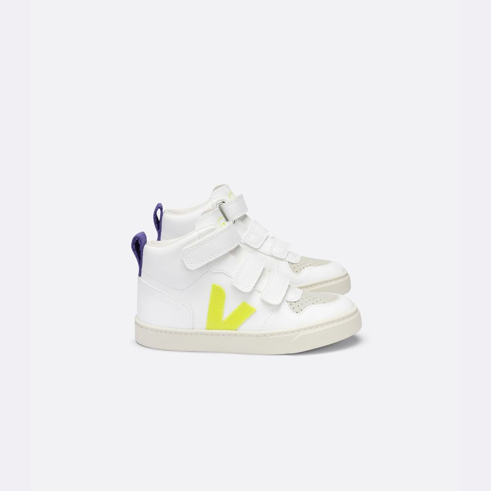 Adidași Veja V-10 Mid-High Cwl Copii White/Purple | Romania-35497