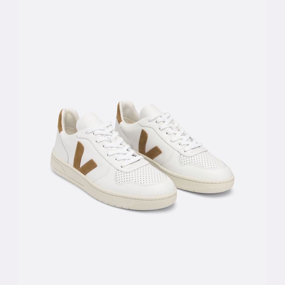 Adidași Veja V-10 Piele Dama White/Brown | Romania-85196